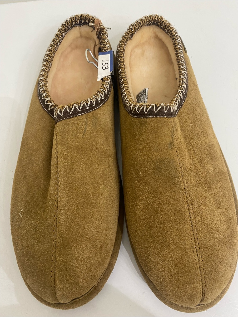 BearPaw Men’s Suede Slip-On Loafers - Brown